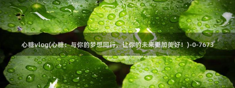 糖心txvlog：心糖vlog(心糖：与你的梦想同行，让你的未来更加美好！)